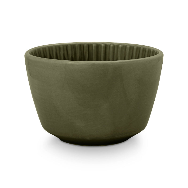 VTWonen Relievo Dark Green 12.5cm High Bowls Set of 4 (6985281011756)