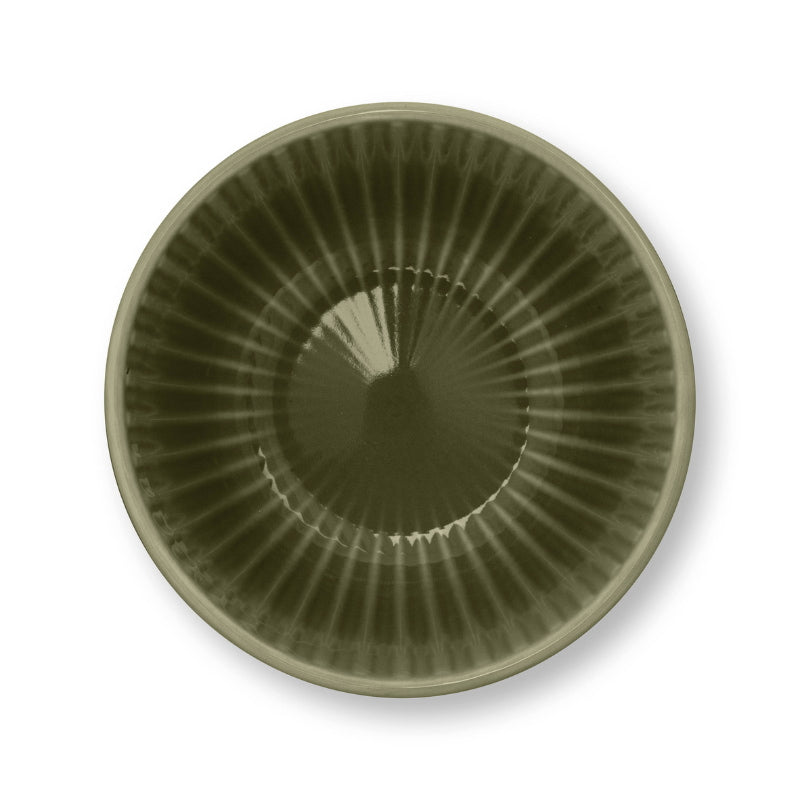 VTWonen Relievo Dark Green 12.5cm High Bowls Set of 4 (6985281011756)
