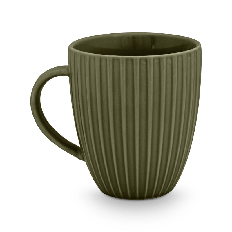 VTWonen Relievo Dark Green 250ml Mug with Ear (6985256796204)