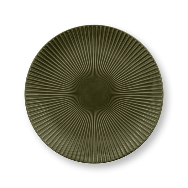 VTWonen Relievo Dark Green 30cm Plate (6985255649324)