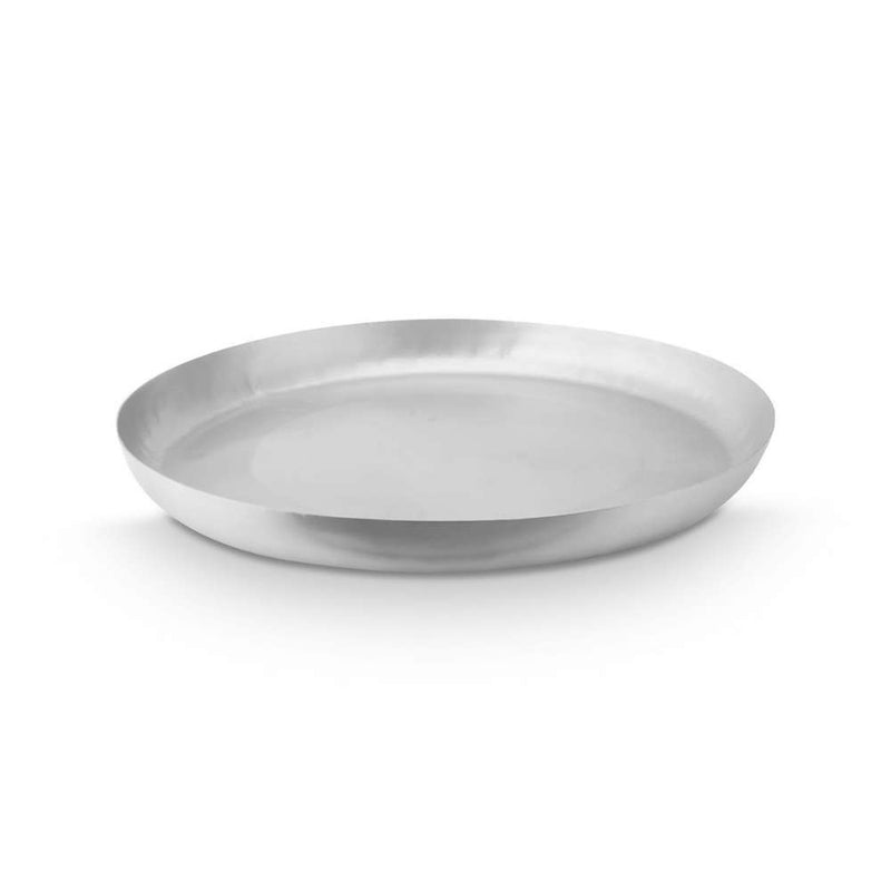 VTWonen Round Silver Metal 55cm Tray (6855040860204)