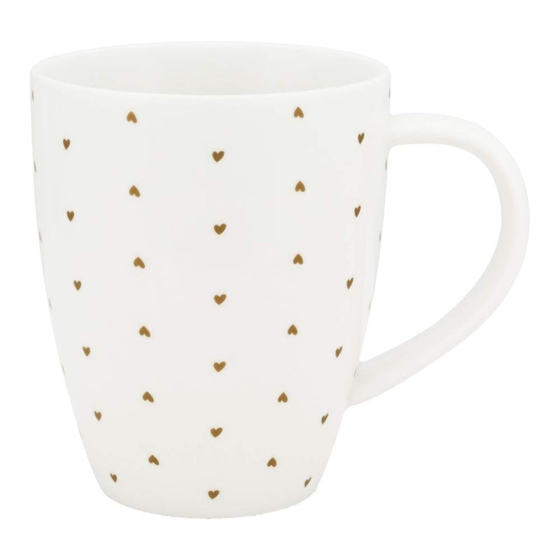 VTWonen White Golden Hearts 250ml Mug (6841899352108)