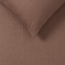 Vintage Design Homewares Hemp Hazelnut Quilt Cover Set (6919178321964)