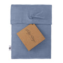 Vintage Design Homewares Hemp Sky Blue Quilt Cover Set (6919187267628)