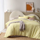 Vintage Design Hugo Cotton Gauze Butter Quilt Cover Set (6879315722284)