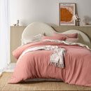 Vintage Design Hugo Cotton Gauze Clay Quilt Cover Set (6879316639788)