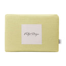 Vintage Design Hugo Reversible Cotton Gauze White/Butter Quilt Cover Set (6879326109740)