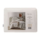 Vintage Design Hugo Cotton Gauze White Quilt Cover Set (6879315230764)