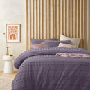 Vintage Design Sans Sovci Cotton Lilac Quilt Cover Set (6676939341868)