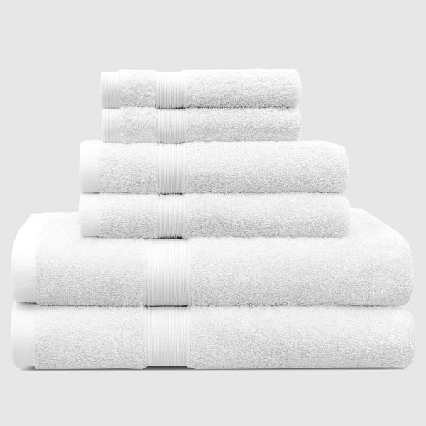 Linenova Cotton Bath Towel 6 Piece Pack