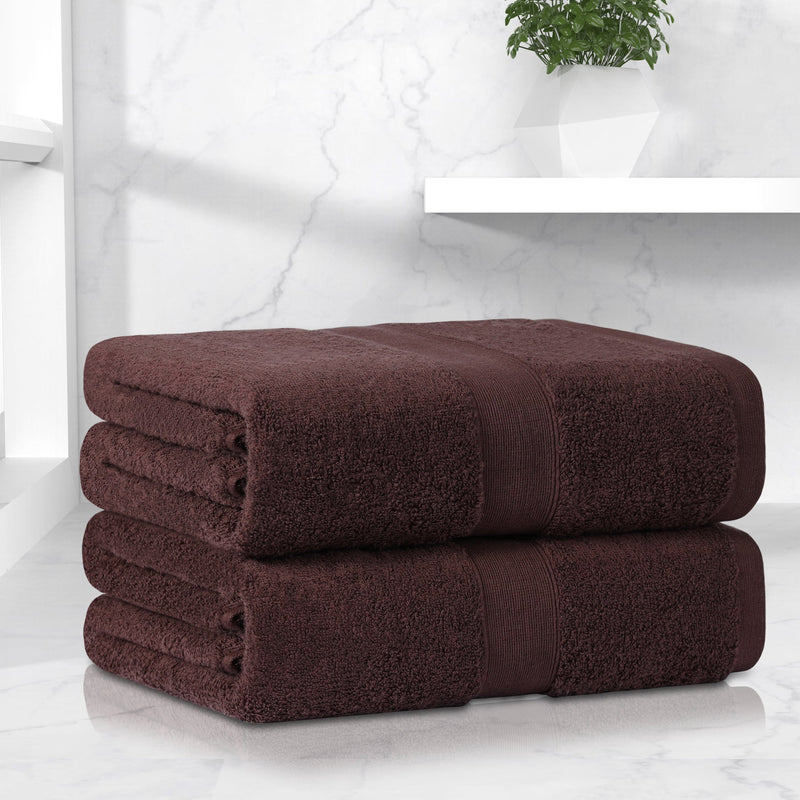 Linenova 550GSM Cotton Bath Sheets 2 Pack