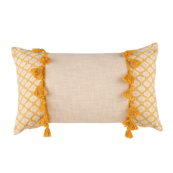 Accessorize Eleni Ochre 30cm x 50cm Filled Cushion (6998691708972)