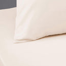 Bambury Plain Dyed Sand Standard Pillowcase 4 Pack (6770946179116)