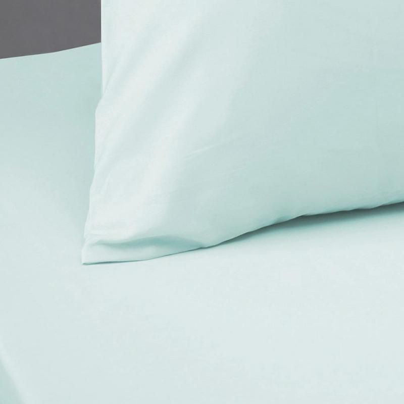 Bambury Plain Dyed Sea Foam Standard Pillowcase 4 Pack (6770936873004)