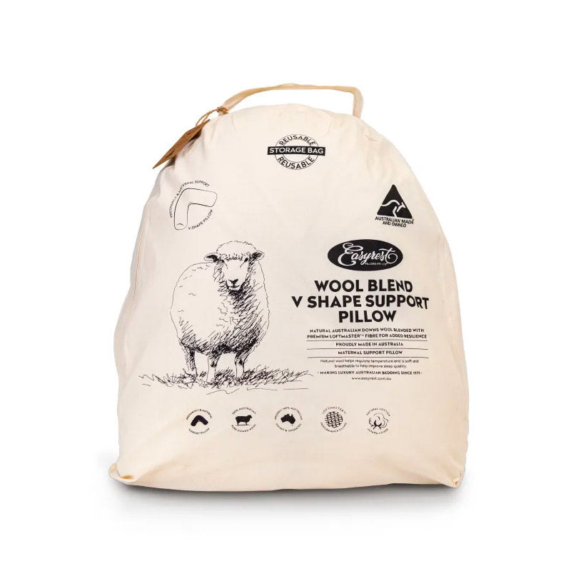 Easyrest Australian Wool Blend U Shape Pillow - Manchester Factory (5274424213548)