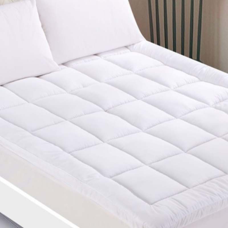 Home Fashion 1000GSM Bamboo Cotton Fitted Mattress Topper Australia