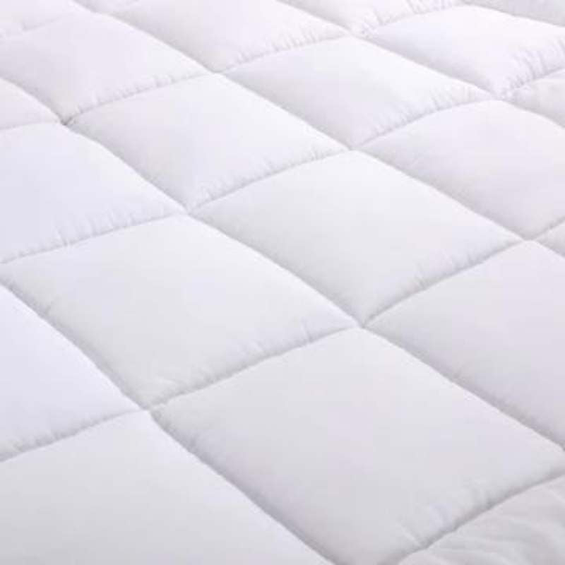 Home Fashion 1000GSM Bamboo Cotton Fitted Mattress Topper (6981025333292)