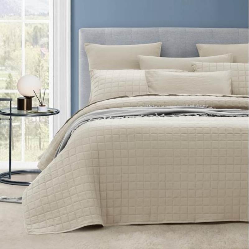 Home Fashion Vintage Stone Wash Natural 7 Piece Coverlet Set (6986335748140)