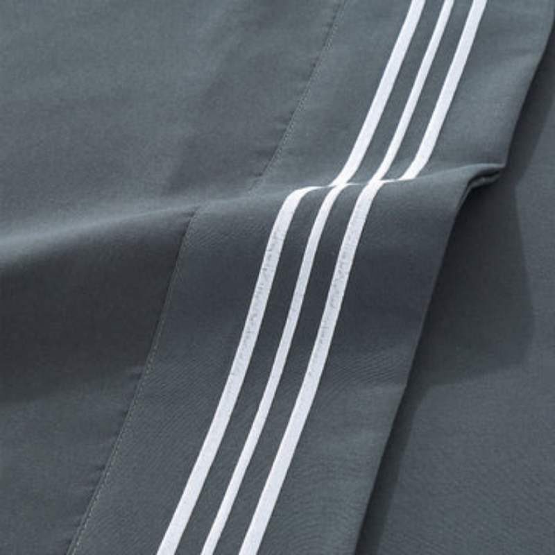 Opulence Soft Microfibre Embroidered Stripe Sheet Set (6981733711916)