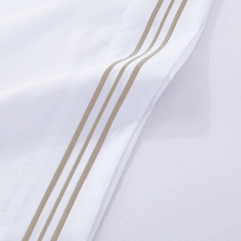 Opulence Soft Microfibre Embroidered Stripe Sheet Set (6981733711916)