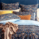 Renee Taylor 300 Thread Count Cotton Reversible Blackthorn Quilt Cover Set