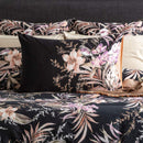 Renee Taylor 300 Thread Count Cotton Reversible Grevillea Onyx Quilt Cover Set