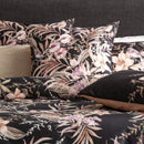 Renee Taylor 300 Thread Count Cotton Reversible Grevillea Onyx Quilt Cover Set