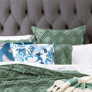 Park Avenue Medallion Cotton Vintage Washed Sage European Pillowcase (6588359802924)