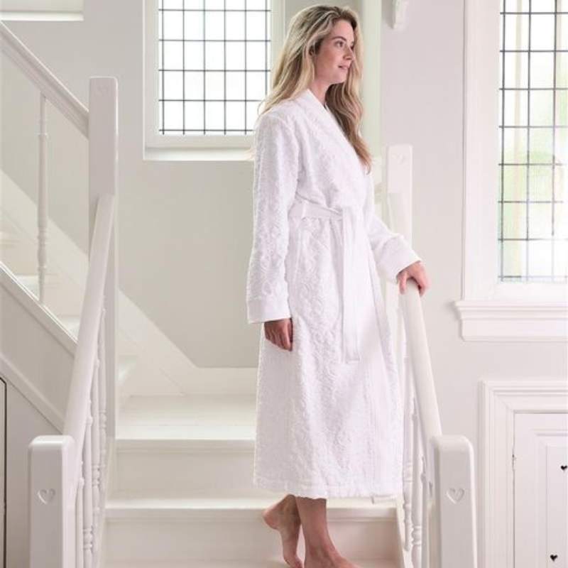 Pip Studio Mosaic De Pip White Cotton Bathrobe (6998709043244)