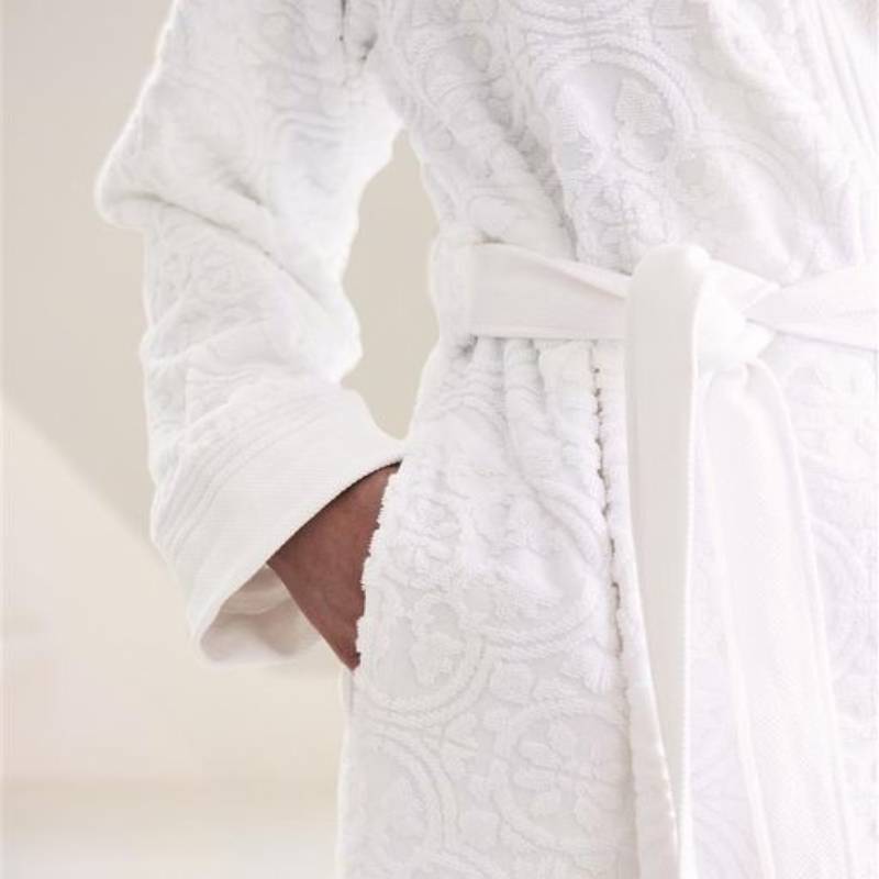 Pip Studio Mosaic De Pip White Cotton Bathrobe (6998709043244)