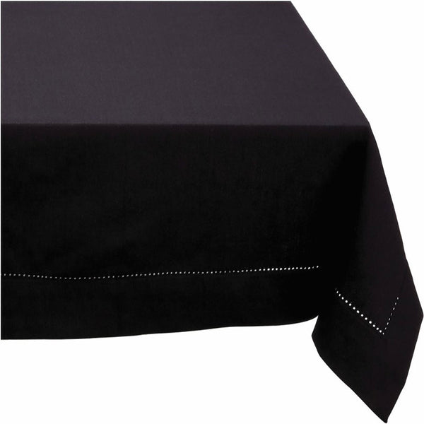 Rans Elegant Hemstitch Black Tablecloth - Manchester Factory (5409360347180)
