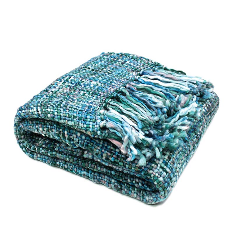 Knitted Oslo Cool Pool Throw Rug (6624250265644)
