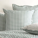 Renee Taylor Alison Yarn Dyed Cotton Reversible Forest European Pillowcase