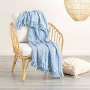 Renee Taylor Alysian Washed Cotton Textured Sky Throw (6994802835500)
