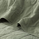 Renee Taylor Attwood Fern Vintage Stone Washed Coverlet Set (6623387713580)