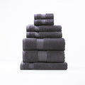 Renee Taylor Brentwood 7 Piece Carbon Bath Towel Pack (6555423801388)