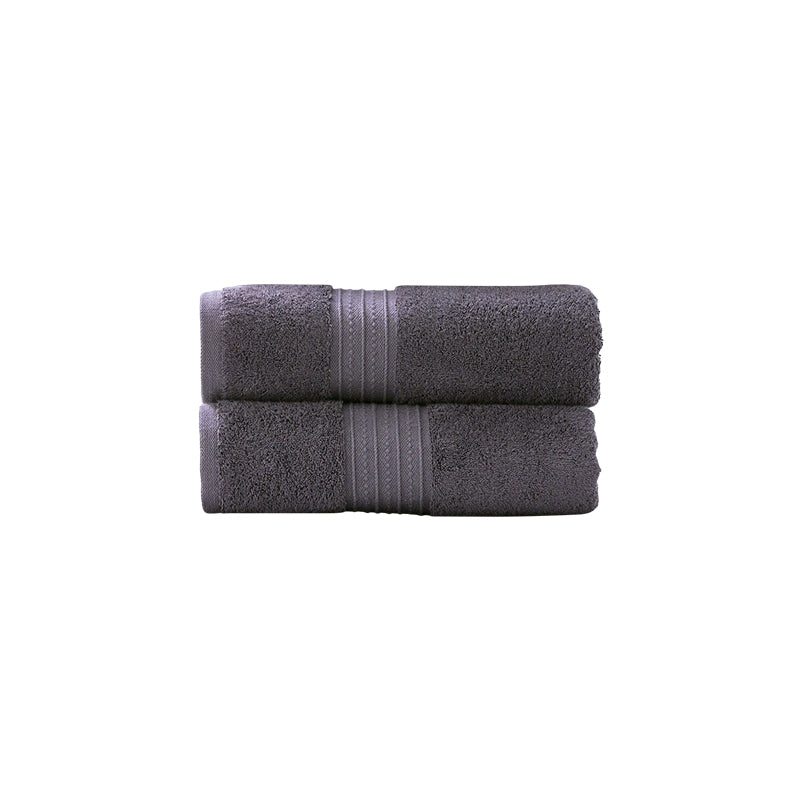 Renee Taylor Brentwood 2 Piece Carbon Bath Sheet Pack (6555420033068)
