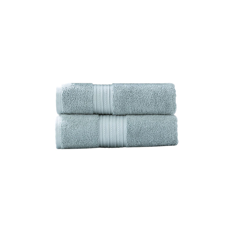 Renee Taylor Brentwood 2 Piece Grey Mist Bath Sheet Pack (6555420065836)