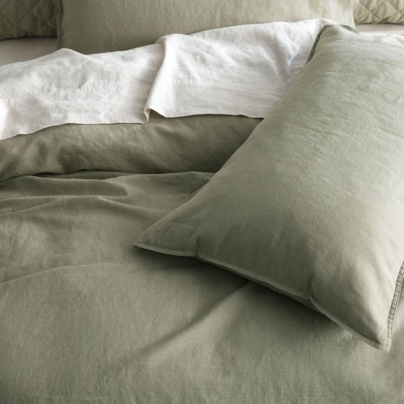 Renee Taylor Cavallo Stone Washed French Linen Sheet Set