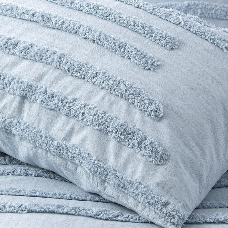 Renee Taylor Classic Cotton Blue European Pillowcase (6696575729708)