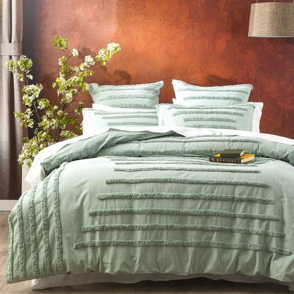 Renee Taylor Classic Cotton Sage European Pillowcase (6696575270956)