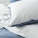 Renee Taylor Essentials Blue Stone Washed Quilt Cover Set (6703185756204)