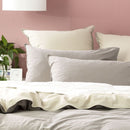 Renee Taylor Essentials Charcoal Stone Washed Quilt Cover Set (6703192670252)