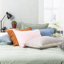 Renee Taylor Essentials Juniper Stone Washed Quilt Cover Set (6703198863404)