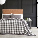 Renee Taylor Gingham Washed Cotton Textured Blanket