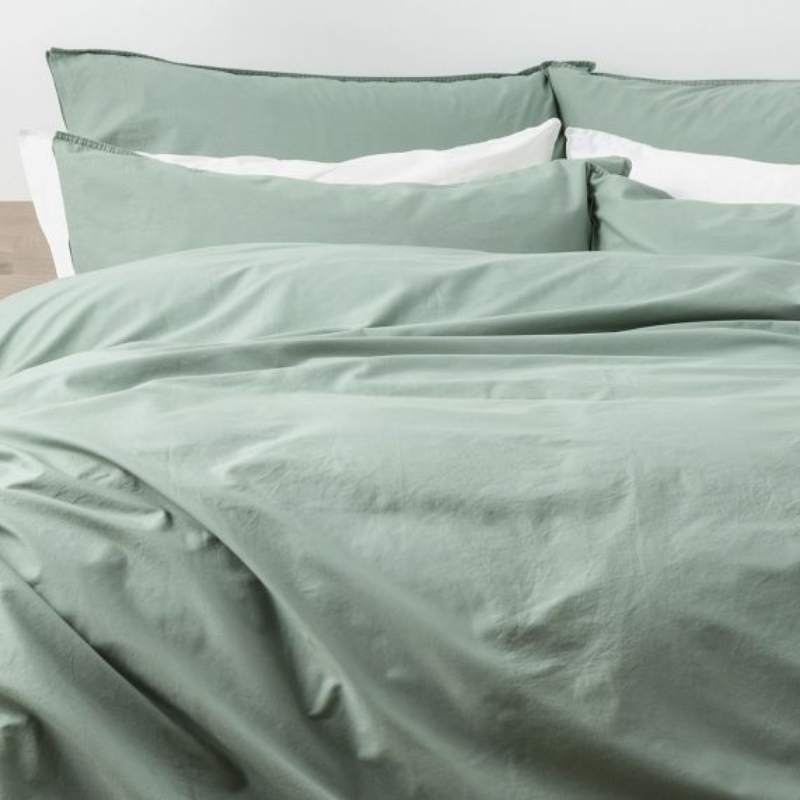 Renee Taylor Helena Vintage Stonewashed Cactus Quilt Cover Set (6994872598572)