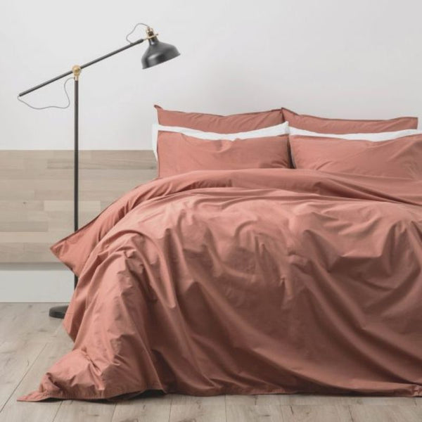 Renee Taylor Helena Vintage Stonewashed Redwood Quilt Cover Set (6994871713836)