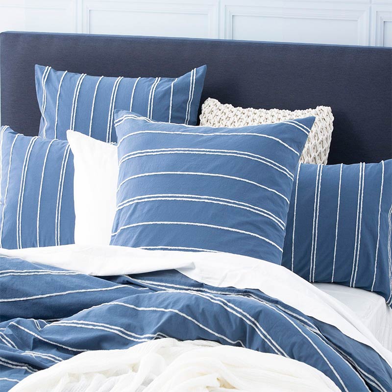 Renee Taylor Hudson Blue European Pillowcase - Manchester Factory (5445428346924)