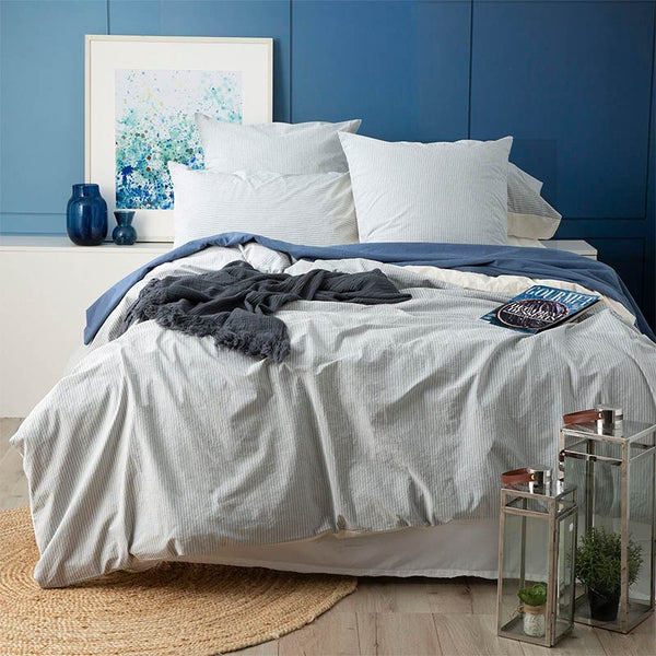 Renee Taylor Portifino Blue Quilt Cover Set - Manchester Factory (5445433262124)