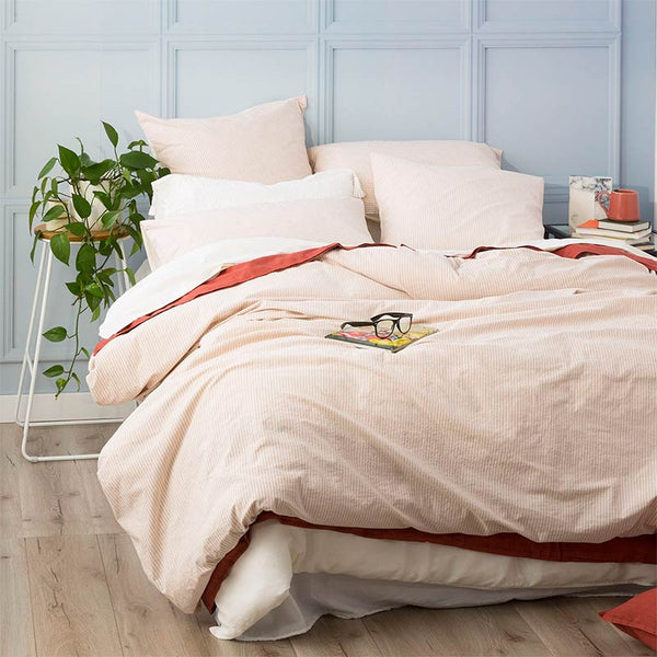 Renee Taylor Portifino Clay Quilt Cover Set - Manchester Factory (5445443026988)